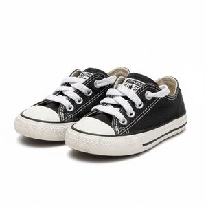 Converse Allstar Toddler Chuck Taylor Unisex Black White Canvas Lo Classic Shoes